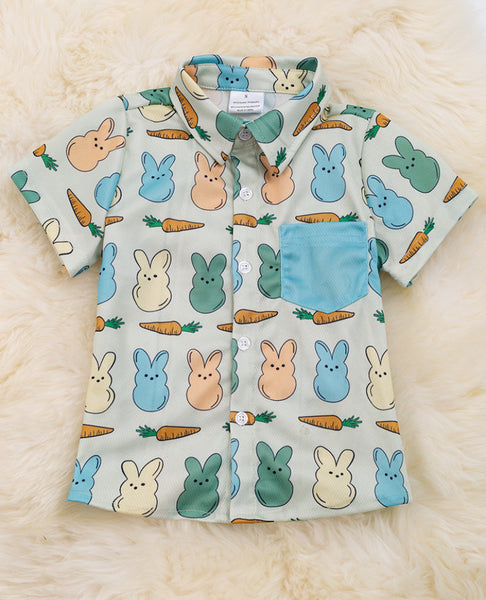 Boys Easter Bunny Peeps Shirt 2T 3T 4