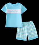 Daddy’s Boy Shorts Set 2T 3T