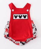 Baby boys Embroidered Mickey Romper