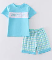 Daddy’s Boy Shorts Set 2T 3T