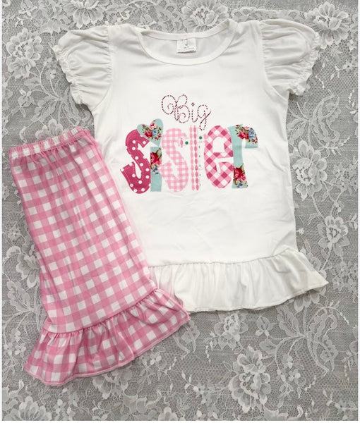 Girls Big Sister Shorts Set 2T 3T