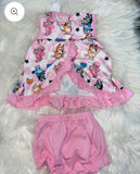 Girls pink Bluey Set 24M