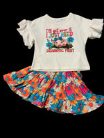 Girls Dramatic Skort skirt set 2T