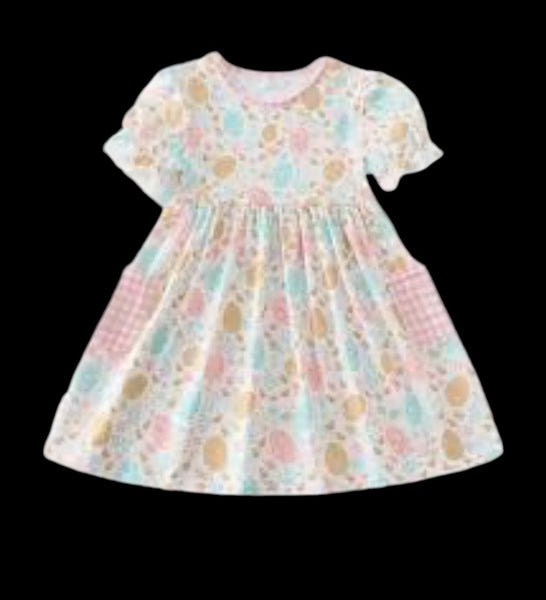 Girls 2T Easter Egg dress