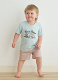 Boys Embroidered Easter Shorts Set 7 He is Risen