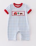 Baby Boys Farm Animals Romper 9M 12M 24M